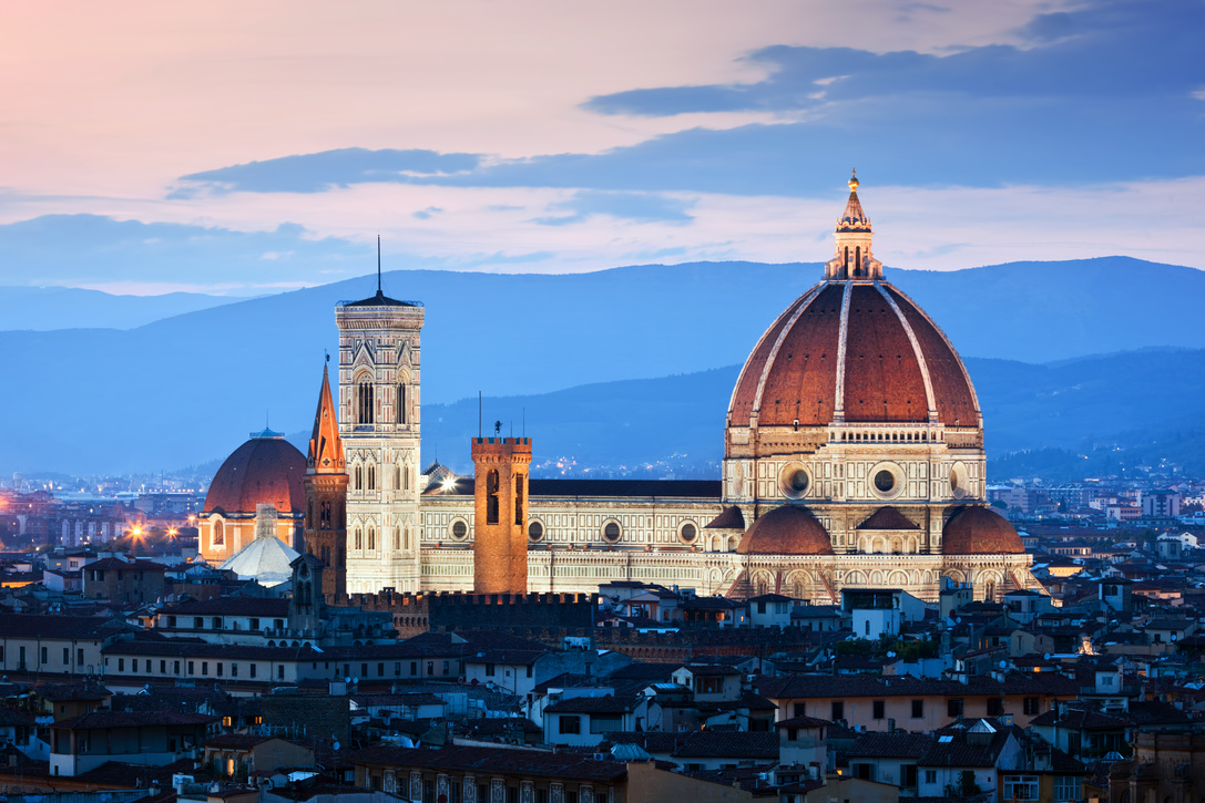 Florence, Italy Sunset Skyline
